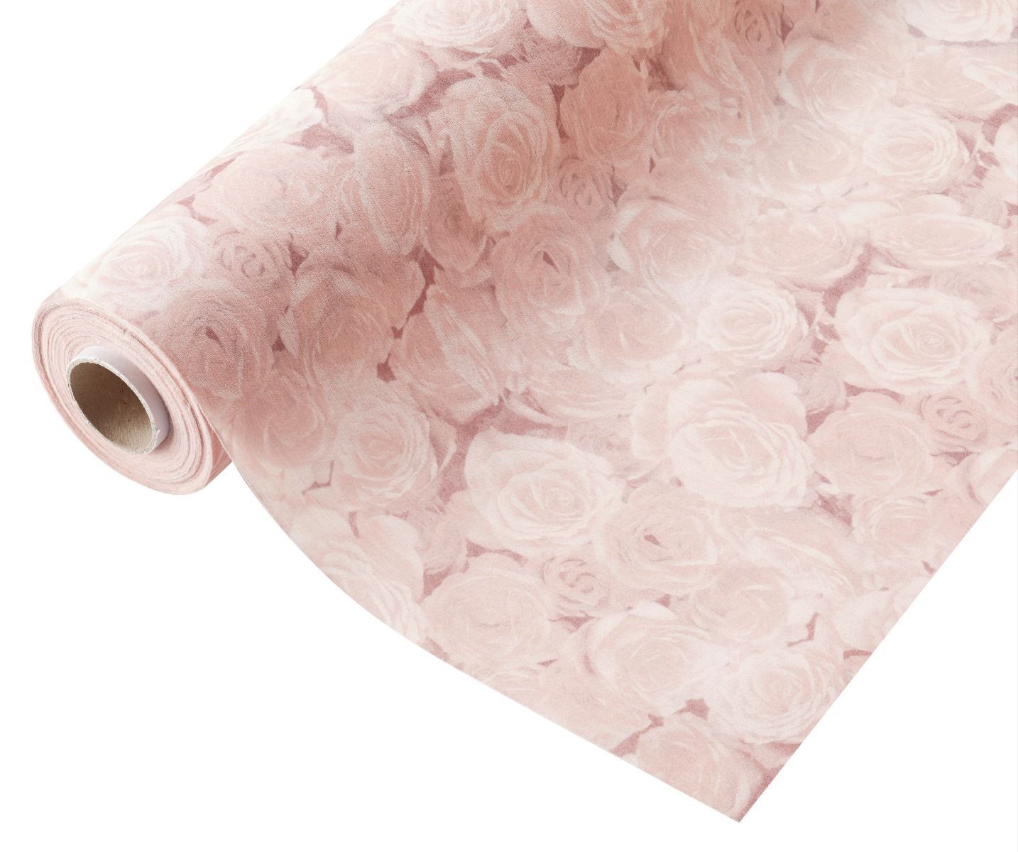Compostable Wrap Rose Design Pink