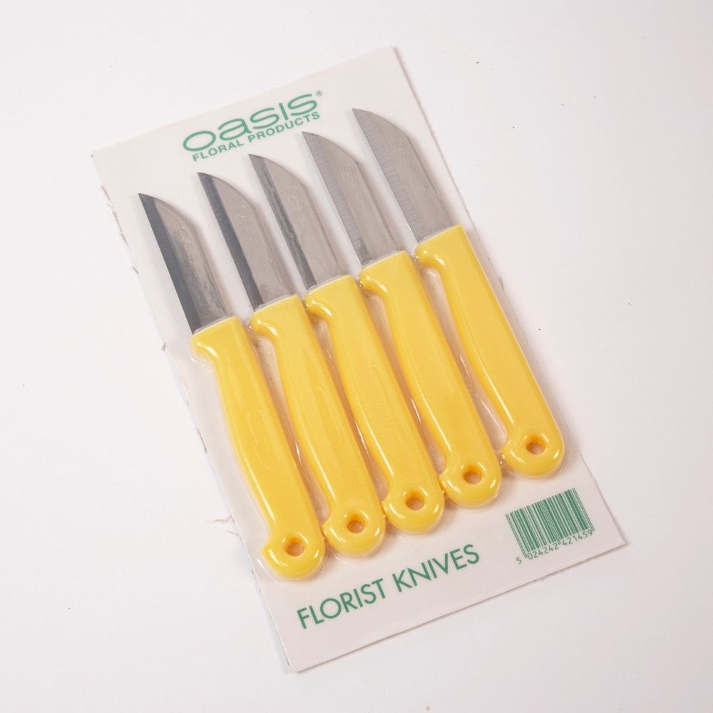 Florist Knives Pack x 5 on a card