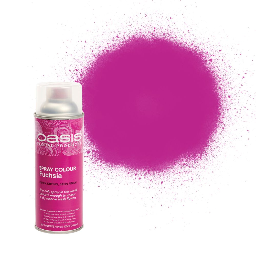 Oasis Spray Colour Fuchsia 400ml