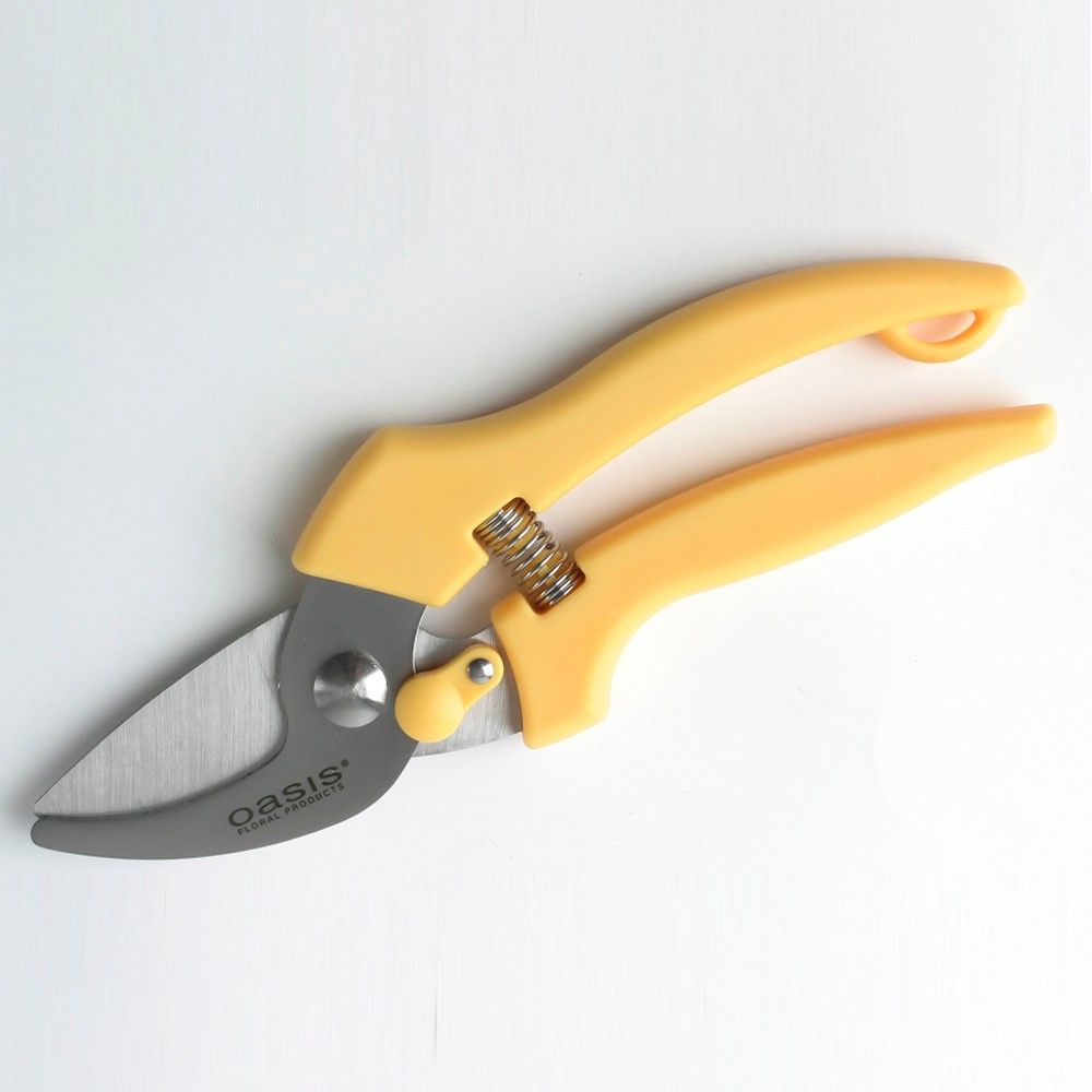 Floral Secateurs Yellow
