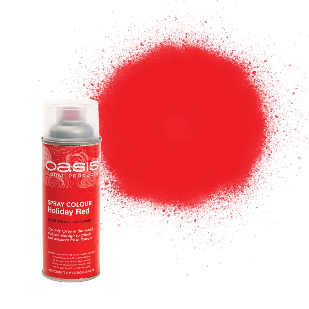Oasis Spray Colour Holiday Red 400ml