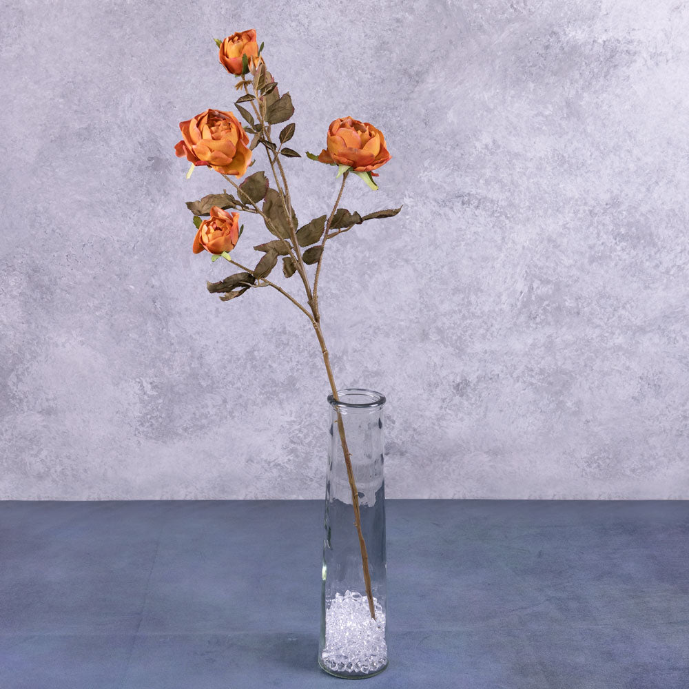 Rose Branch, Edith, Orange Ochre, 76cm, Faux
