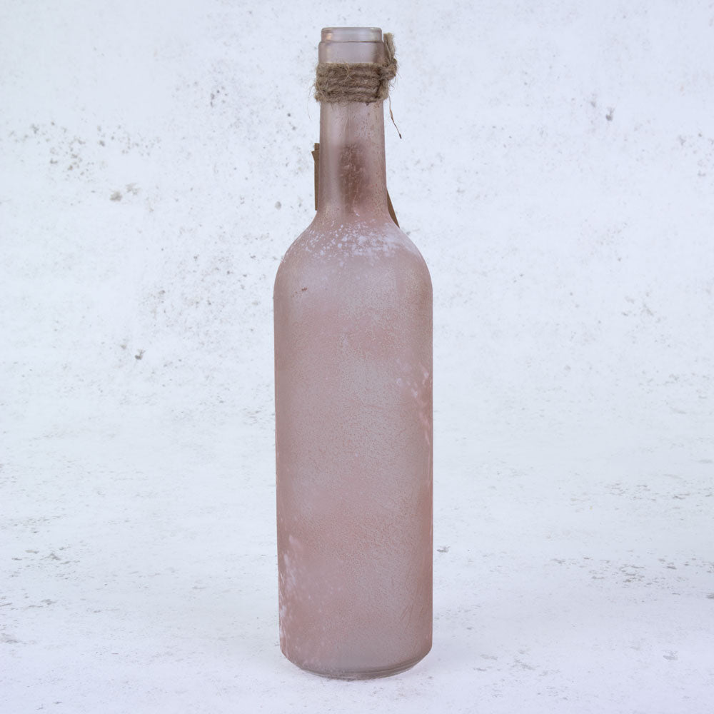 Antique Pink Bottle Vase