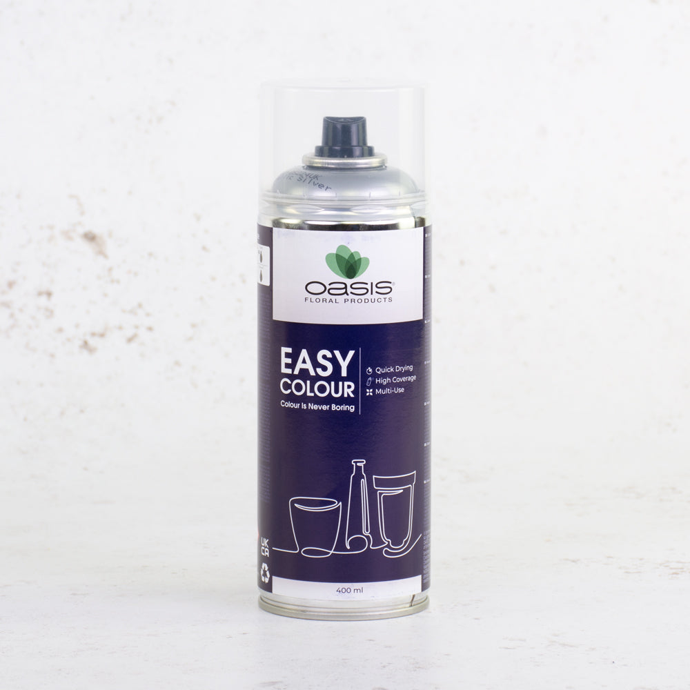 Oasis Easy Colour Spray, Metallic Silver 