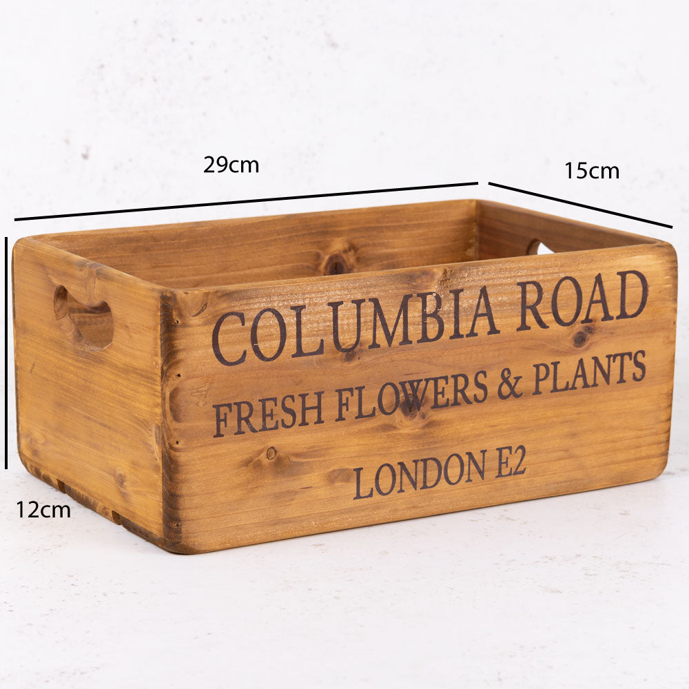 Crates, Wood, Columbia Road, Set x 3