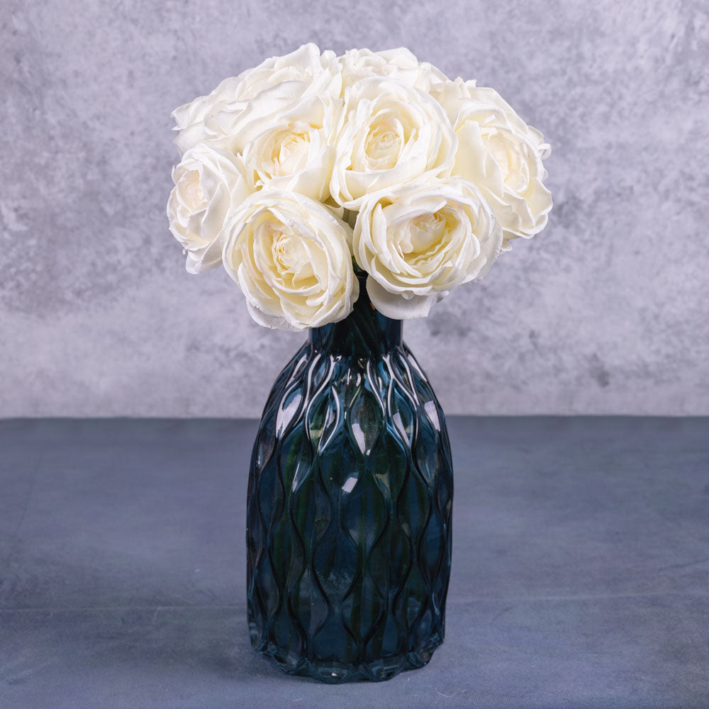 Tea Rose, Cream, 12 Stem Faux Bunch
