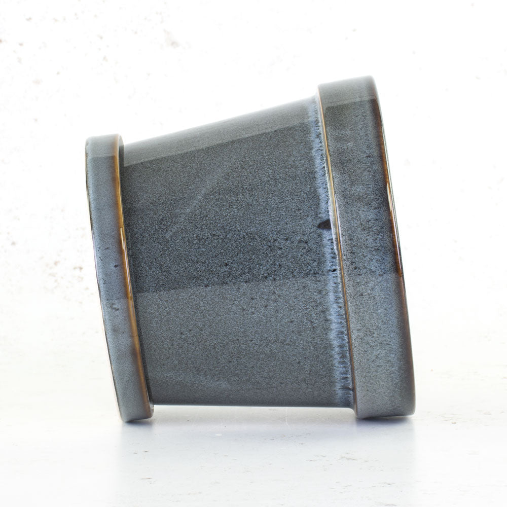 Stoneware Pot, Vintage Blue, 20 cm x 17 cm