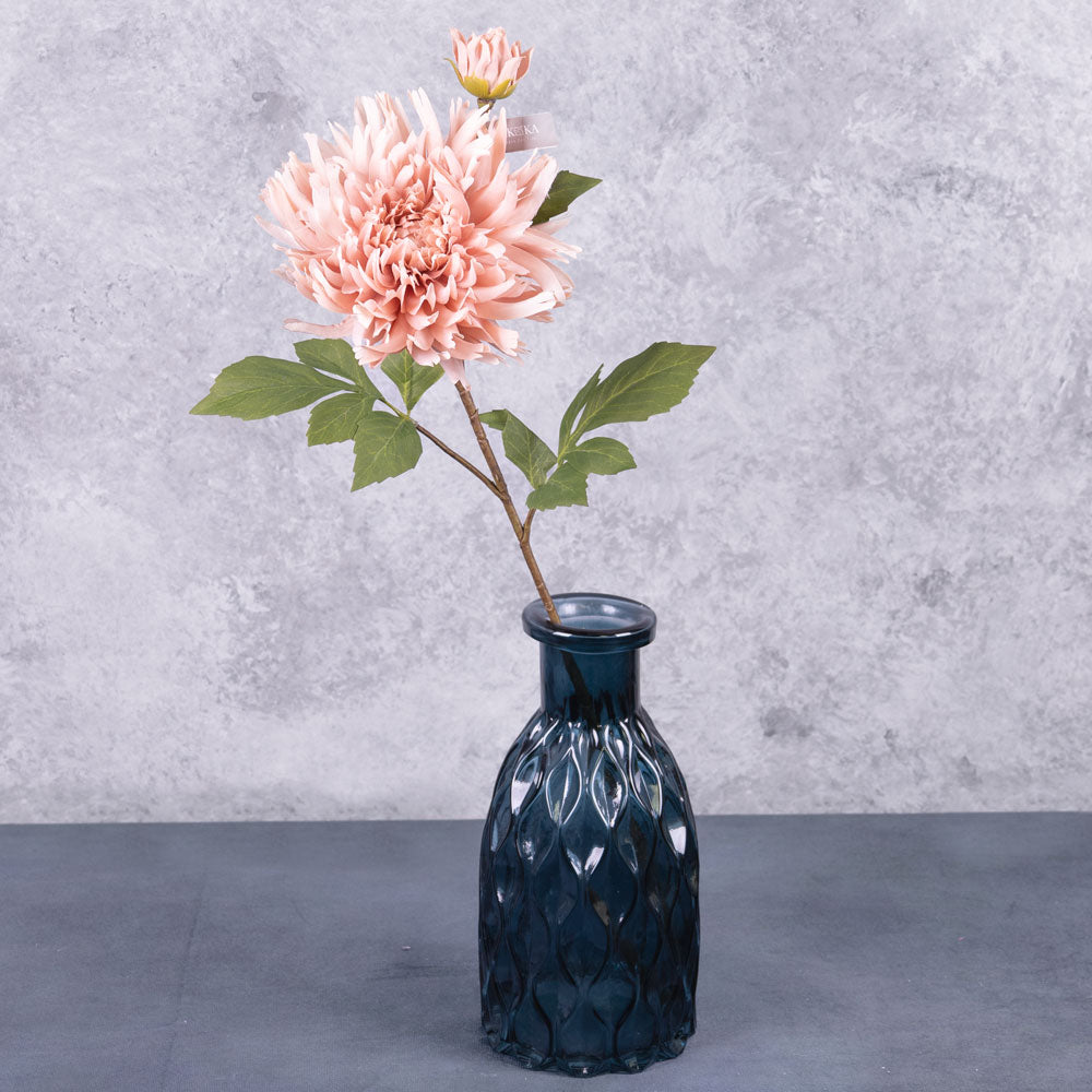 Chrysanthemum Spray (Silk-ka), Light Pink, 78cm
