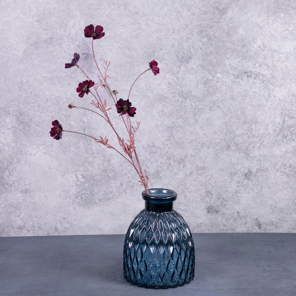 Cosmos Spray (Silk-ka), Purple, 77cm