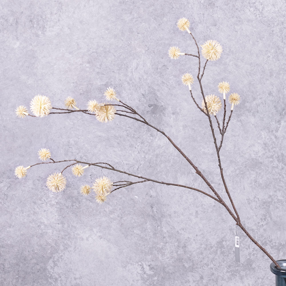Berry Spray (Silk-ka), Cream, 89cm