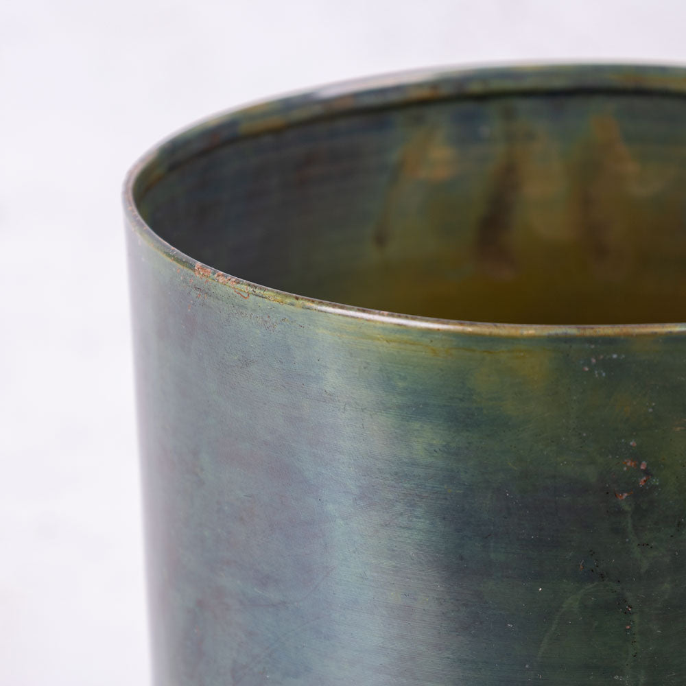 Planter Trio, Metal, Antique Brown, 39cm/31.5cm/24cm, per set