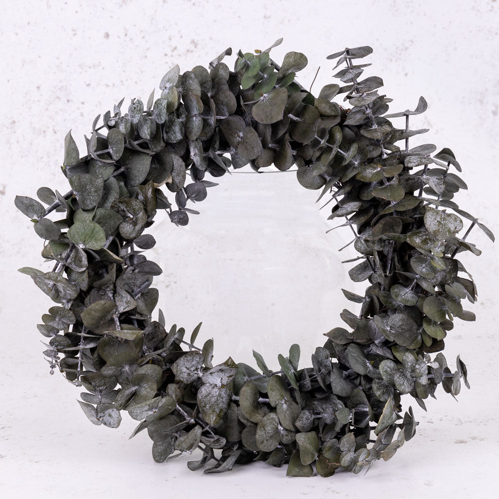 Eucalyptus Wreath, Baby, Green, 27cm Diameter